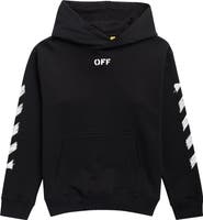 Off-White Kids' Scribble Logo Graphic Hoodie