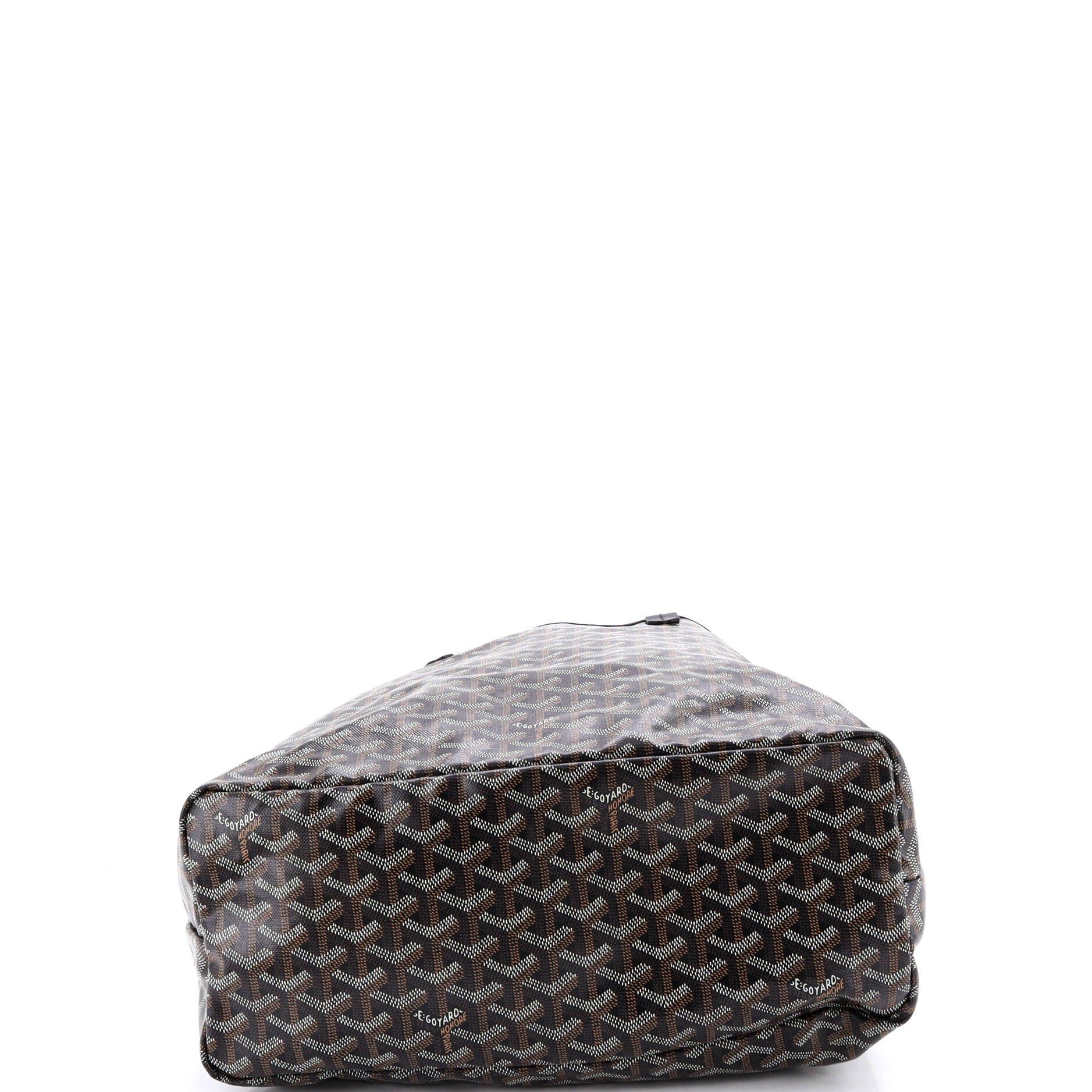 Pre-Owned Goyard Saint Louis Tote Coated Canvas PM, Alternate, color, Black