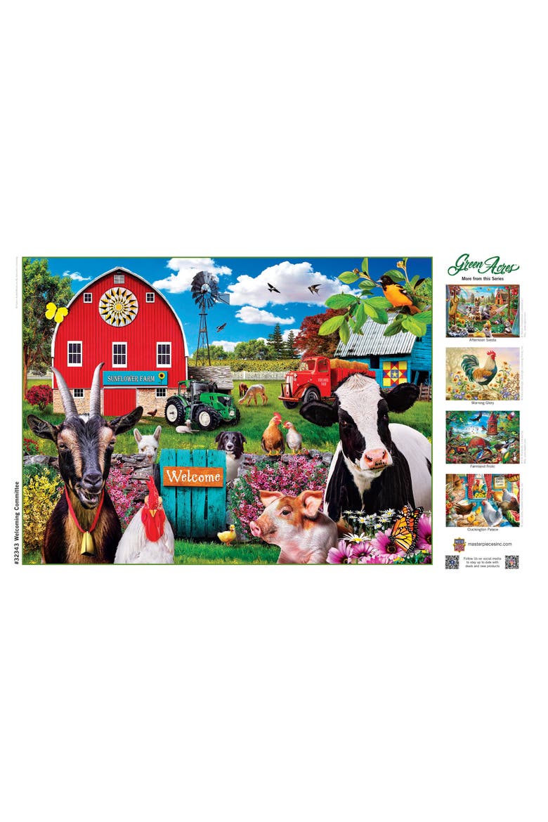 Welcoming Committee 300 Piece Puzzle, Alternate, color, Multicolor
