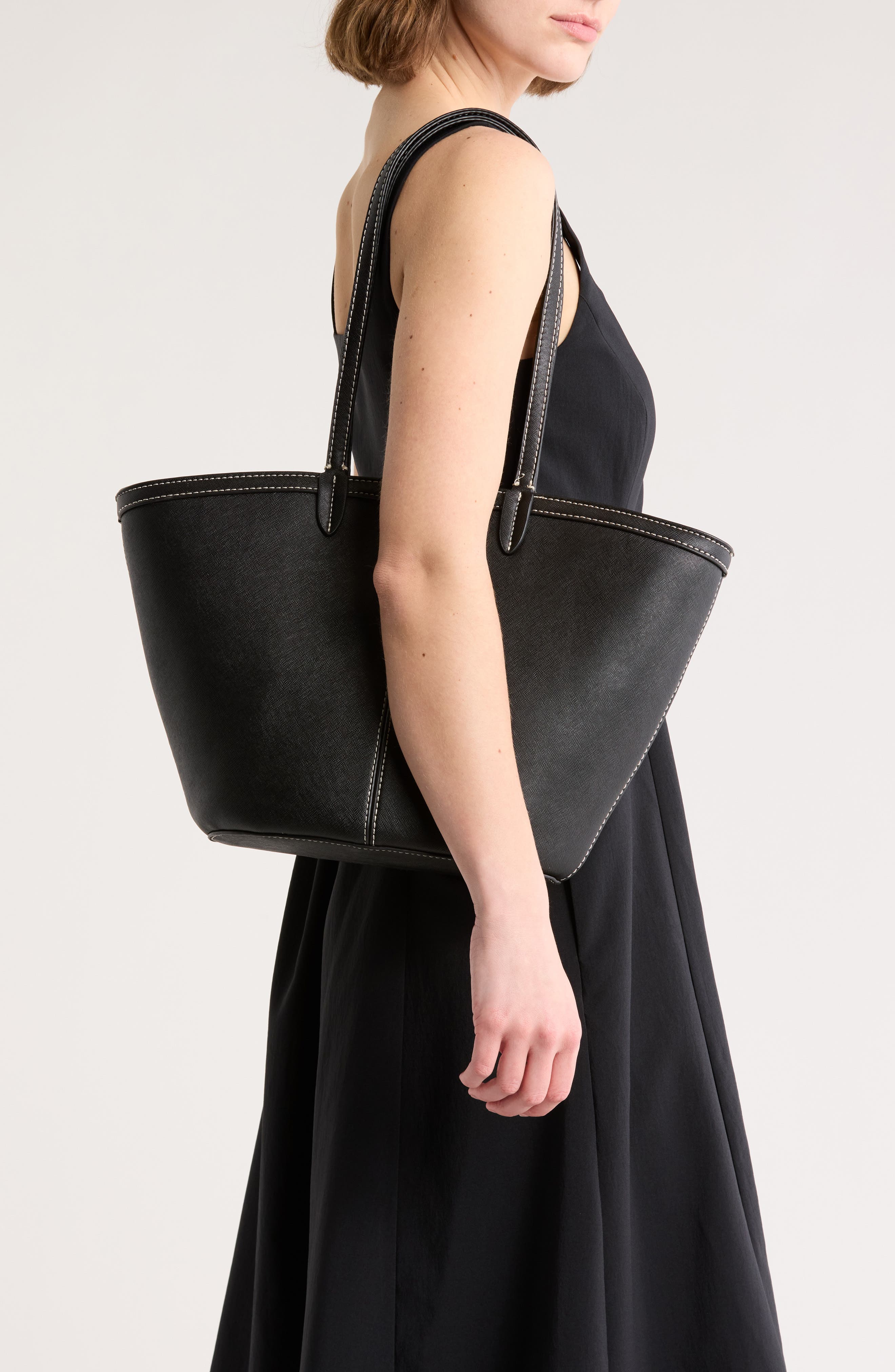 Sam Edelman Fitz Leather Tote Bag, Alternate, color, 