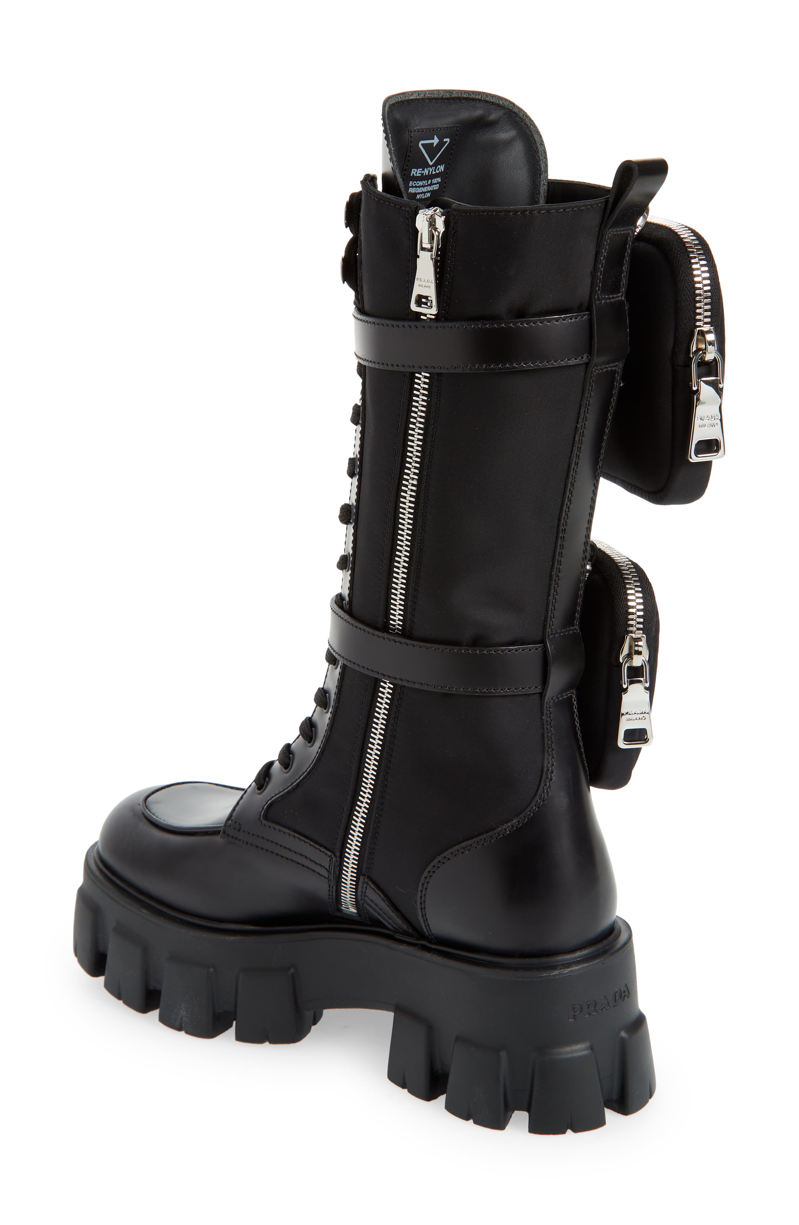 Monolith Mini Bag Knee High Boot, Alternate, color, NERO