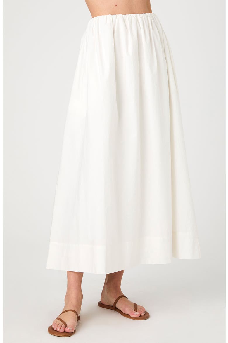 Nomi Cotton Maxi Skirt, Alternate, color, SUMMER WHITE