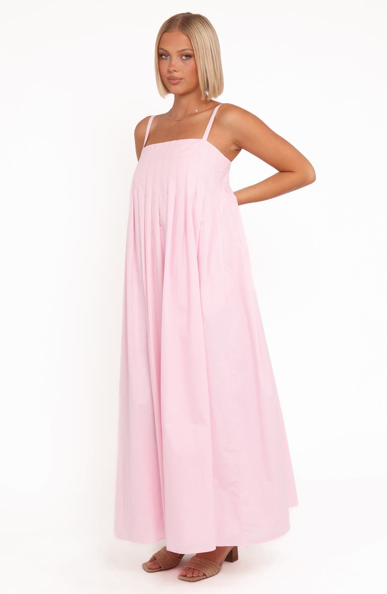 Petal & Pup Corfu Pleat Maxi Dress, Alternate, color, Pink