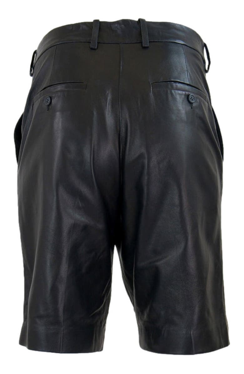 THEO The Label Leto Cross-Over Waist Bermuda Shorts, Alternate, color,