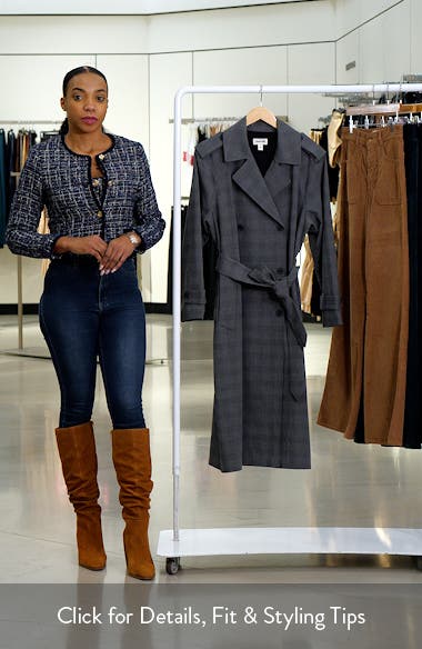 オウェンド(A-WENDE) A-WENDE OVER TRENCH COAT / BROWN