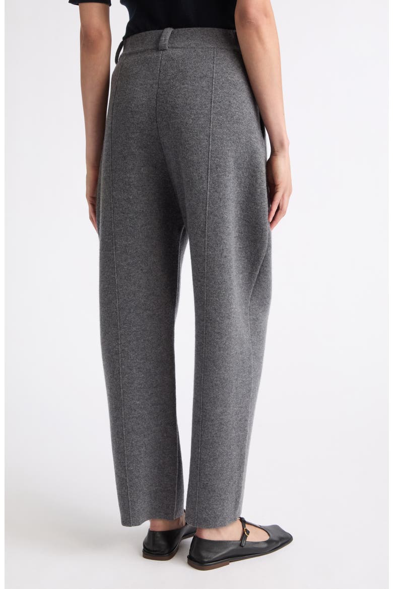 Wrenda Cashmere Barrel Leg Sweater Pants, Alternate, color, GRAPHITE
