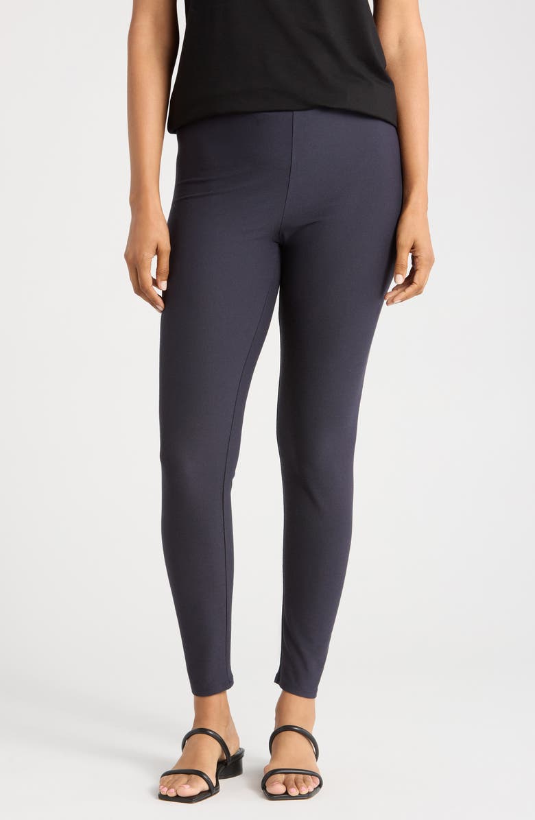 Eileen Fisher Ankle Leggings, Main, color, Nocturne