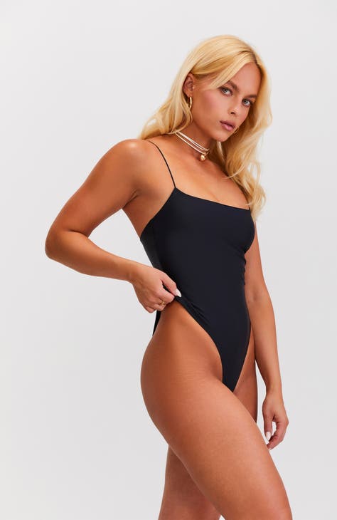 Women s Black One Piece Swimsuits Nordstrom