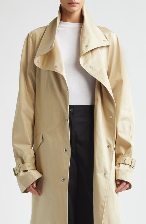 Oversize Organic Cotton Trench Coat