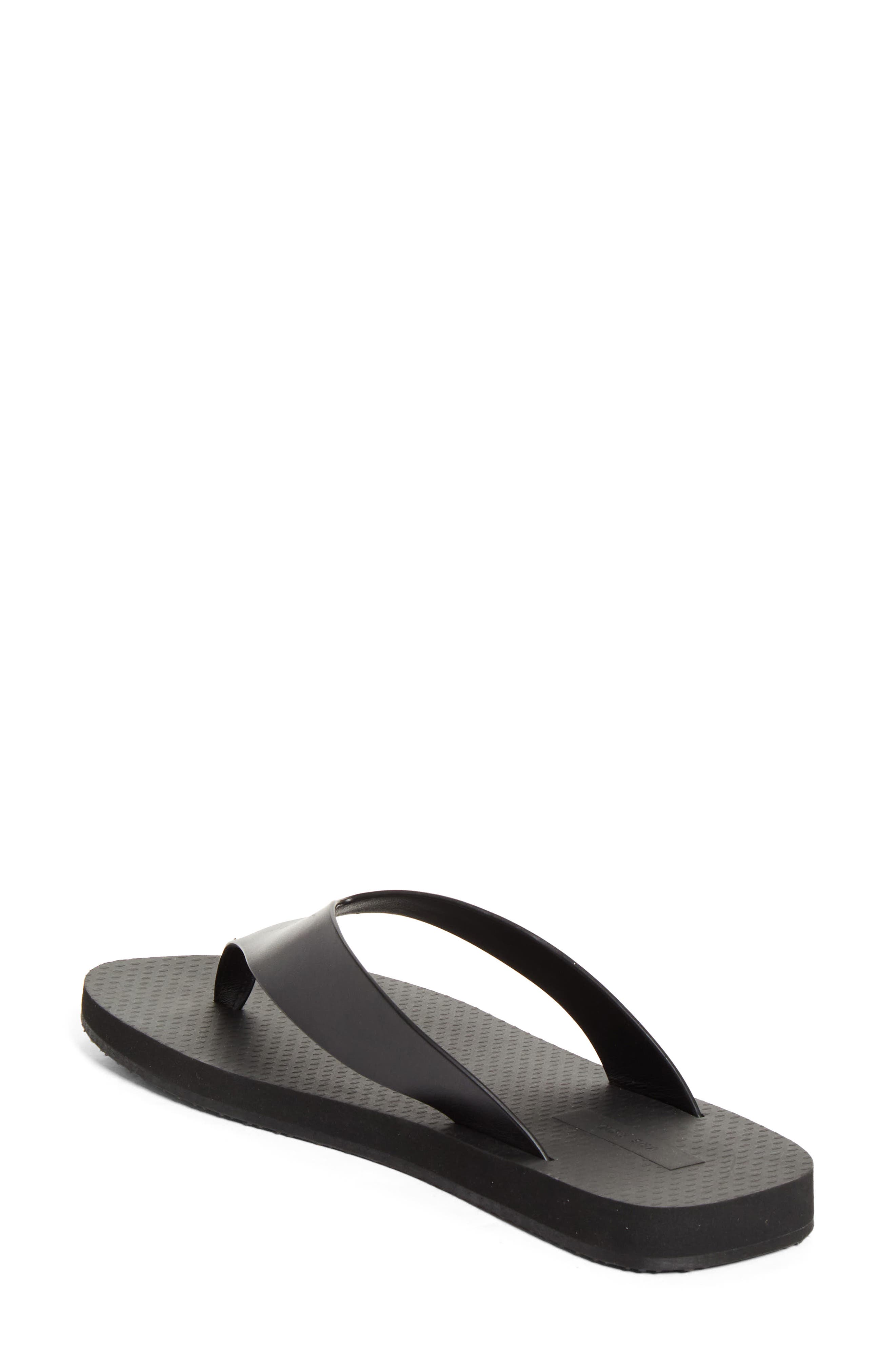 The Row Dune Classic Ginza Flip Flop, Alternate, color, Black