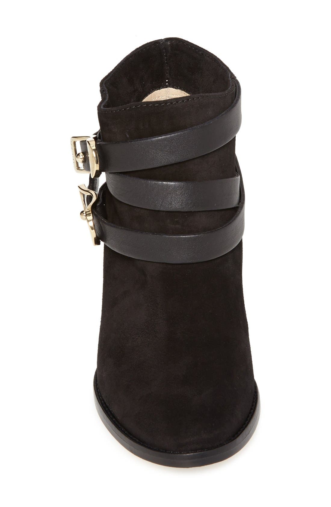 'Melba' Bootie, Alternate, color, BLACK