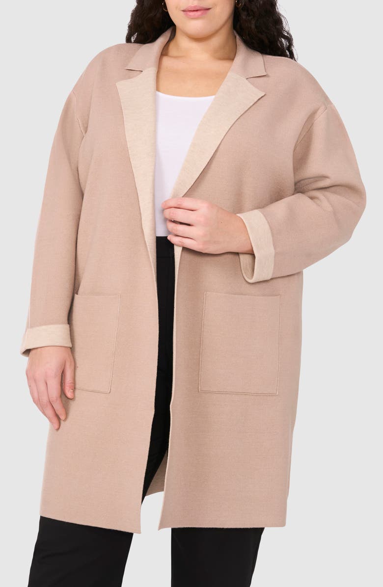 Lapel Long Cardigan