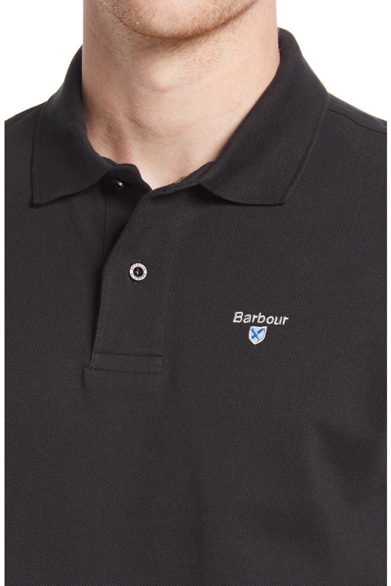 Sports Classic Fit Piqué Polo, Alternate, color, BLACK