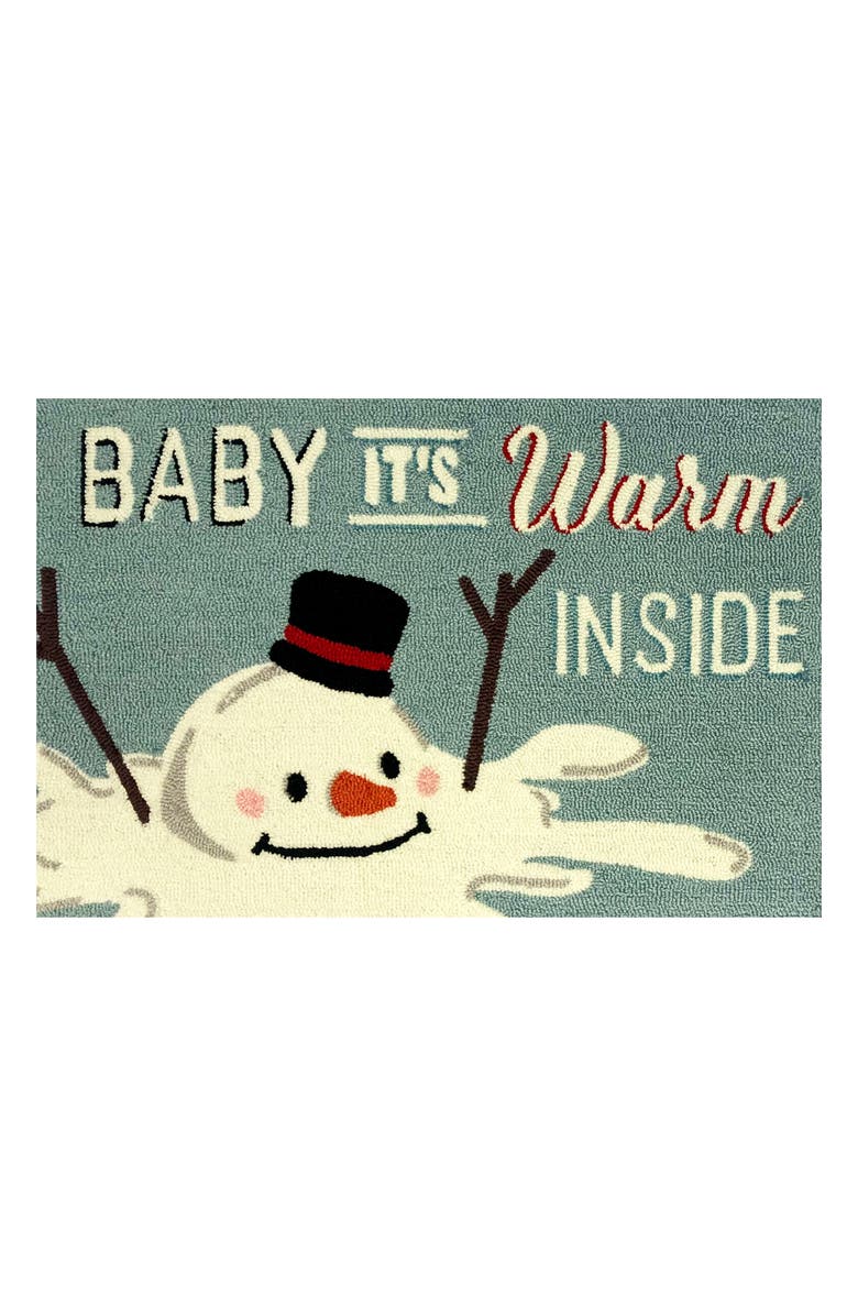 R16 HOME Baby it's Warm Inside Doormat, Main, color, 