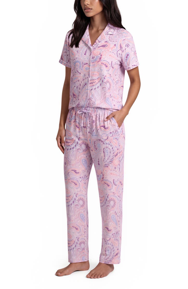 VERA BRADLEY 3-Piece Notch Pajama Set, Alternate, color, Ivory