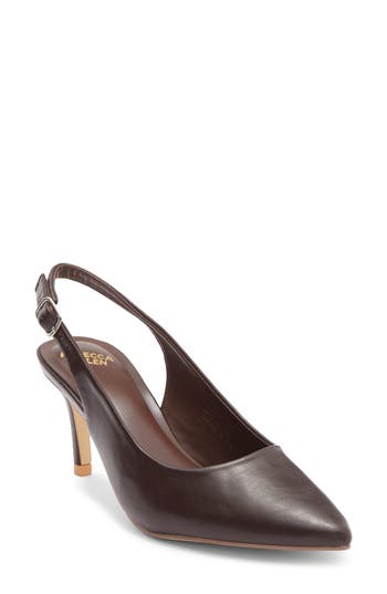 Rebecca Allen Arrow Slingback Pump In Brown