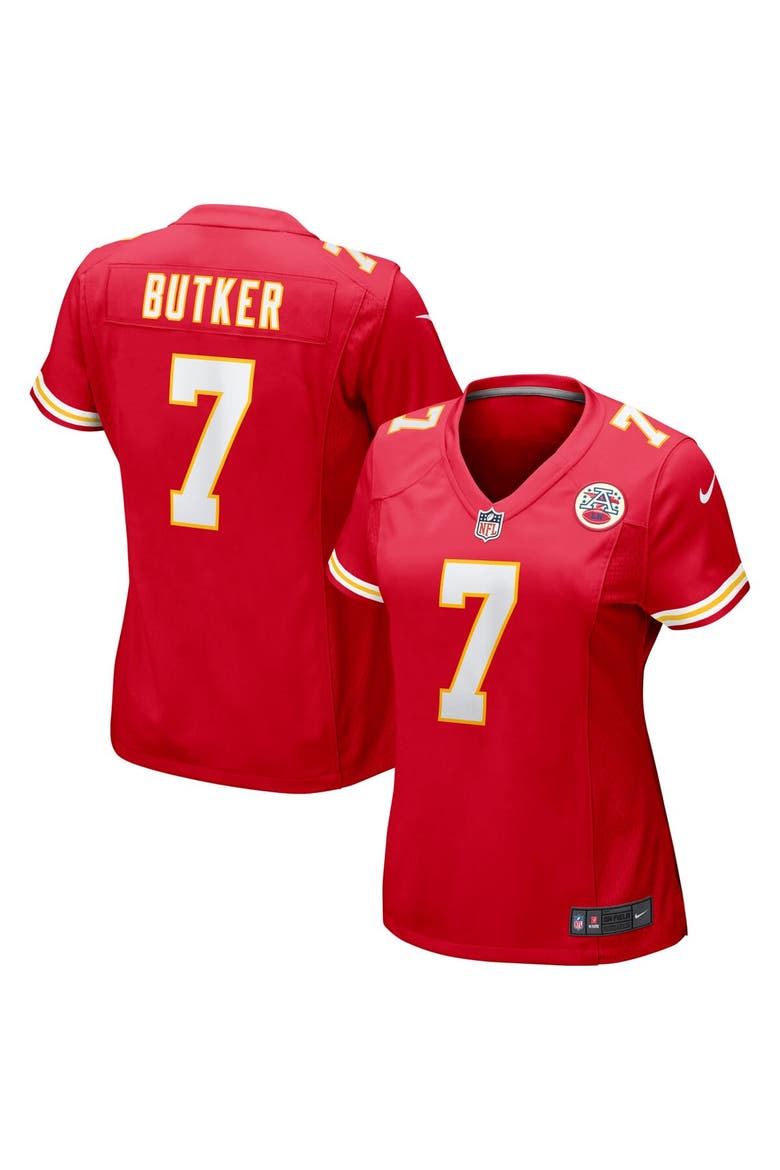 Women's Nike Harrison Butker Red Kansas City Chiefs Game Jersey, Main, color, Red
