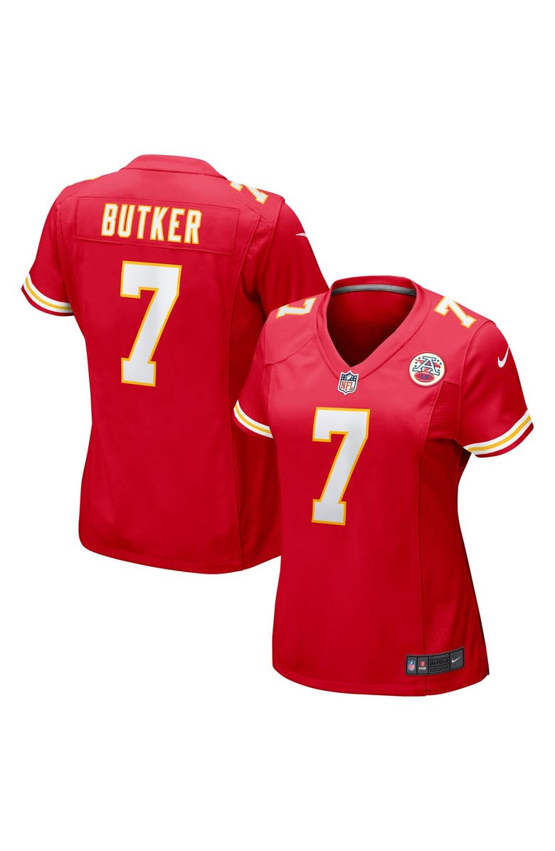 Nike Women's Nike Harrison Butker Red Kansas City Chiefs Game Jersey, Main, color, Red