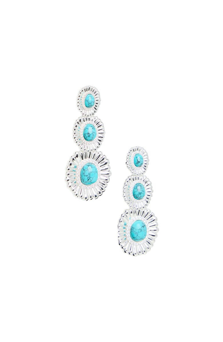 Retrofête Orabella Turquoise Earrings, Alternate, color,