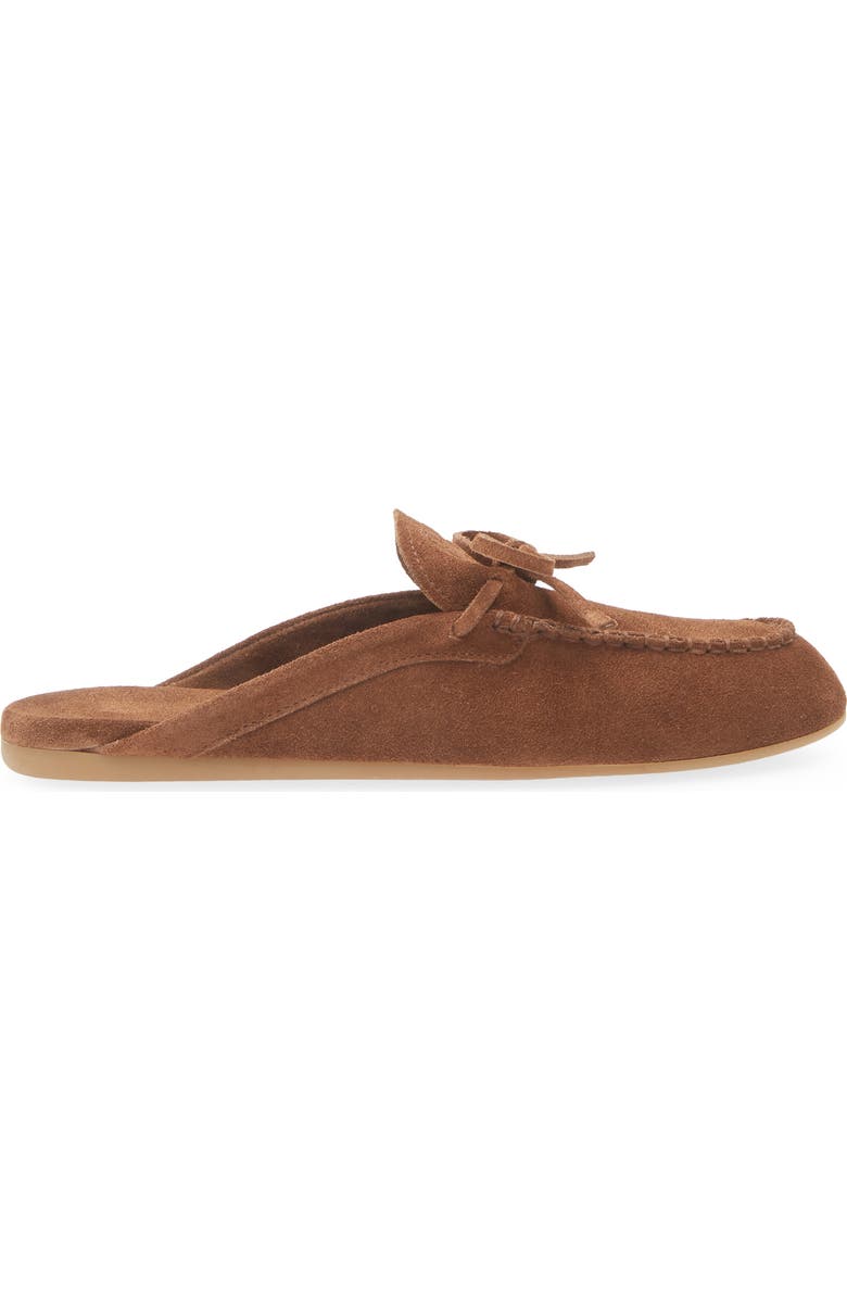 Miu Miu Boat Shoe Mule, Alternate, color, Brown