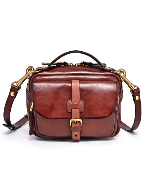 Ficus Genuine Leather Compact Crossbody
