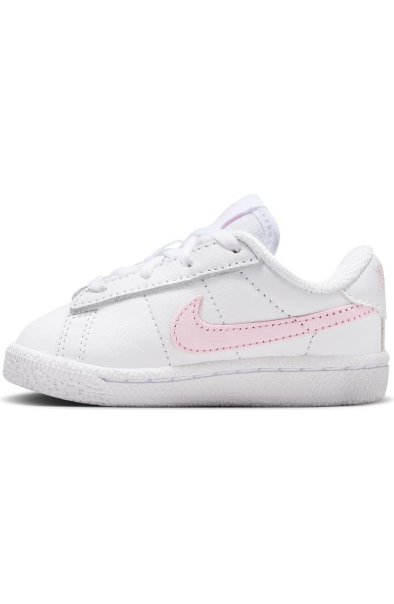 Nike Kids' Tennis Classic Sneaker, Alternate, color, White/ Pink Foam