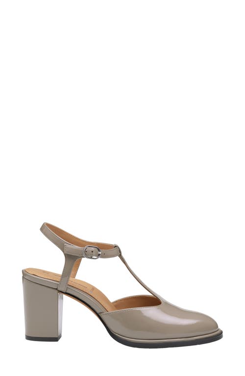 Johnston & Murphy Amy T-strap Pump In Gray