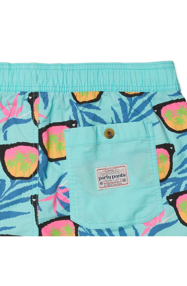 Party Pants Shady Swim Trunks, Alternate, color, 