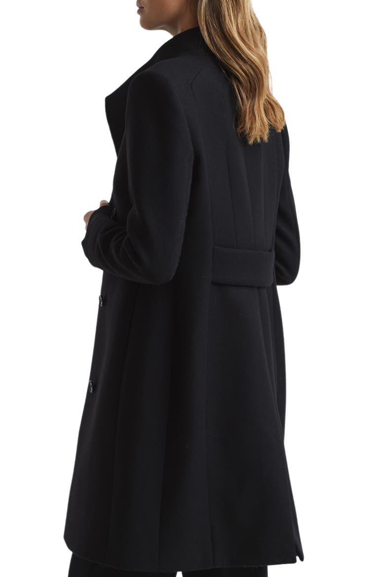 Mia Wool Blend Coat, Alternate, color, BLACK