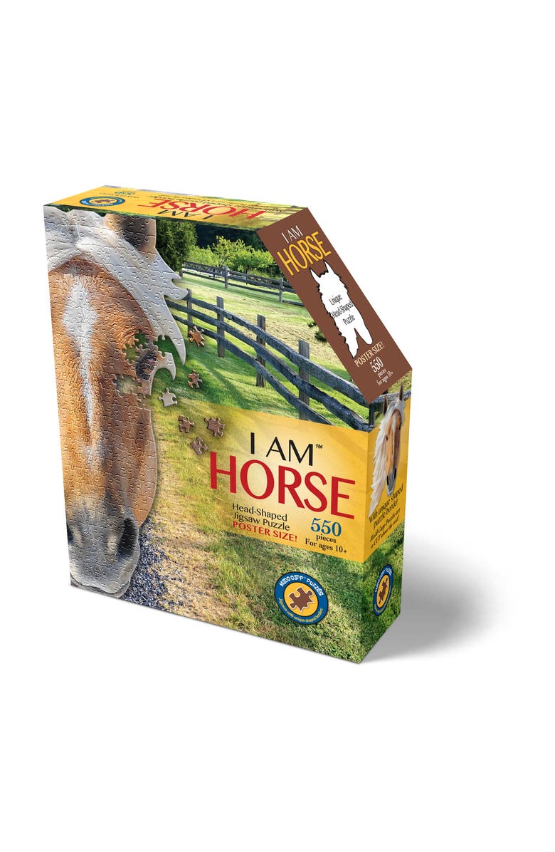 Madd Capp I Am Horse 550 Piece Animal Shaped Jigsaw Puzzle, Main, color, Multicolored