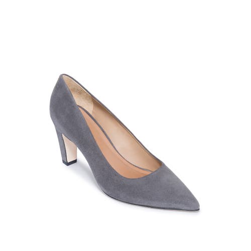 Bernardo Footwear Giselle Pointed Toe Pump in Mink Grey 