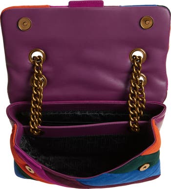 Soho Quilted Suede Shoulder Bag