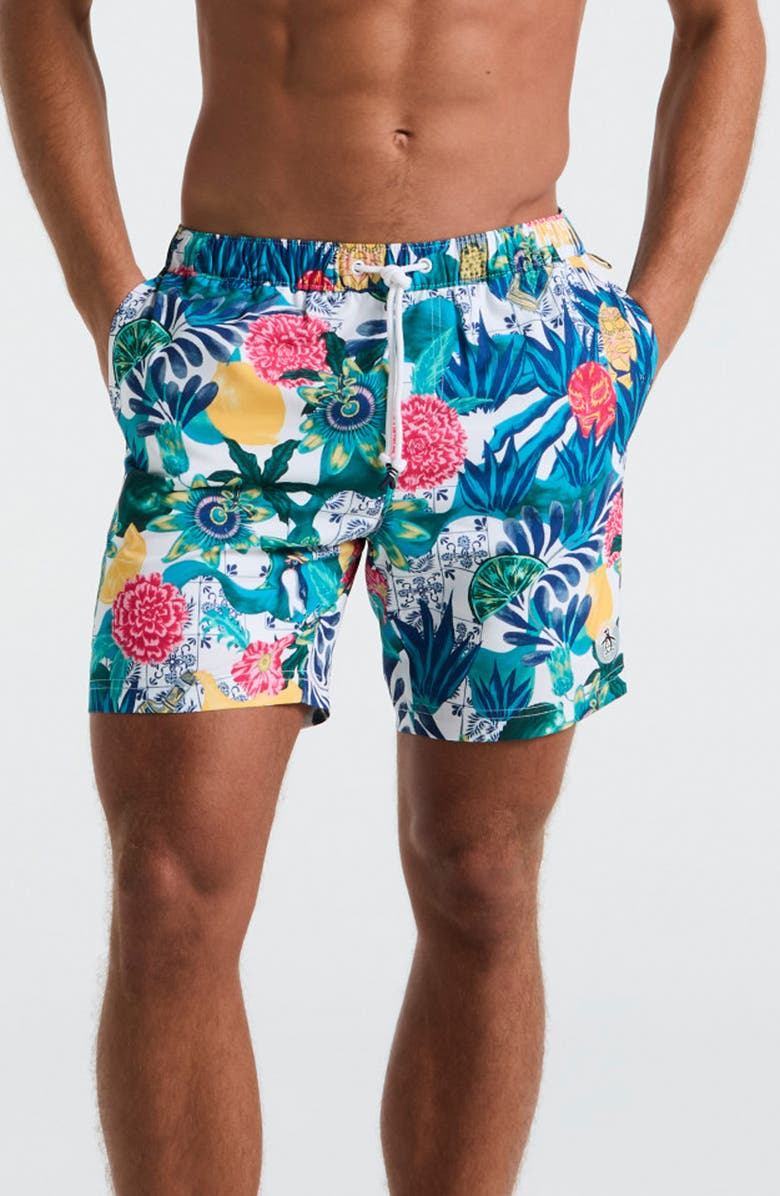 Original Penguin 7-Inch Volley Swim Trunks, Main, color, 