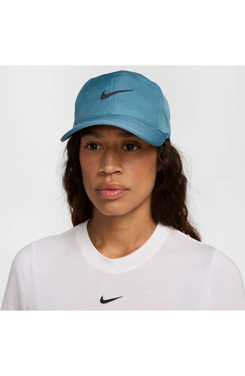 Nike Teal Featherlight Club Performance Adjustable Hat, Main, color, Teal