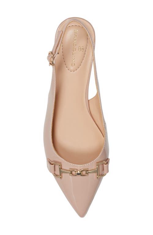 Shop Bandolino Alex Slingback Pump In Light Natural