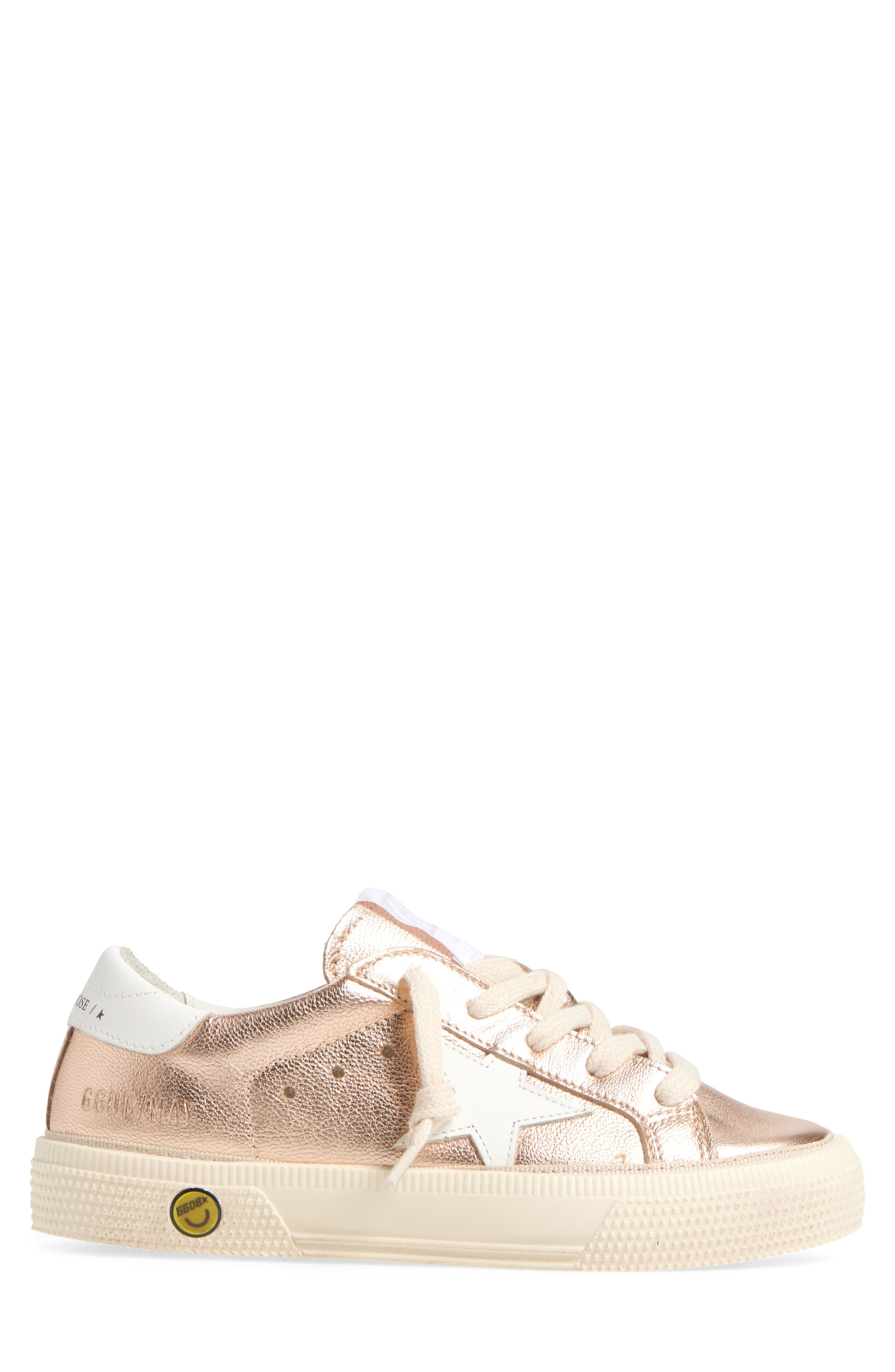 Golden Goose Kids' May Sneaker, Alternate, color, Rame/ White