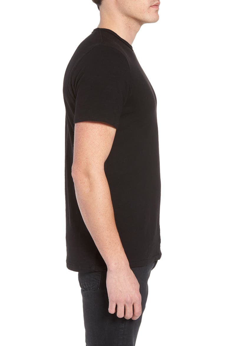Classic Flame Tee, Alternate, color, JET BLACK