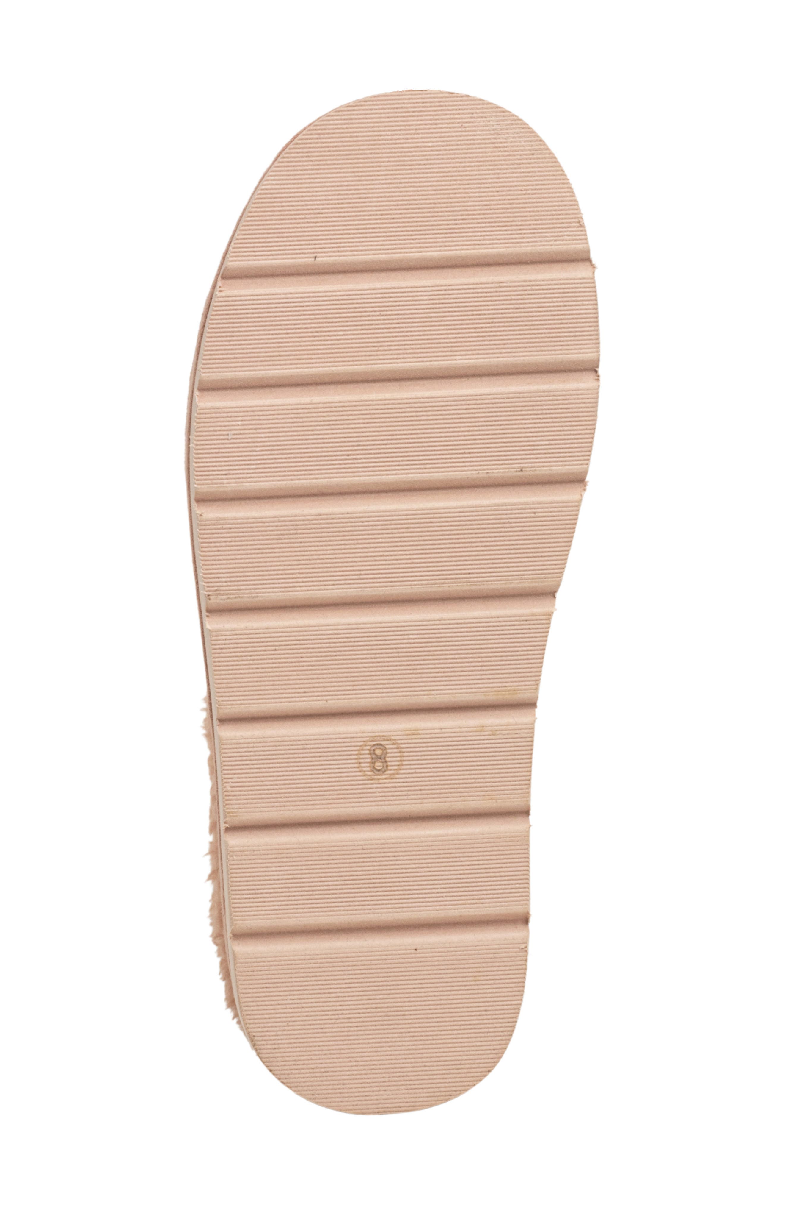 Tulsa Faux Fur Platform Slipper, Alternate, color, PINK SUEDE