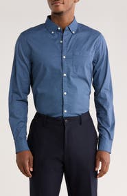 Original Penguin Slim Fit Stretch Button-Down Shirt