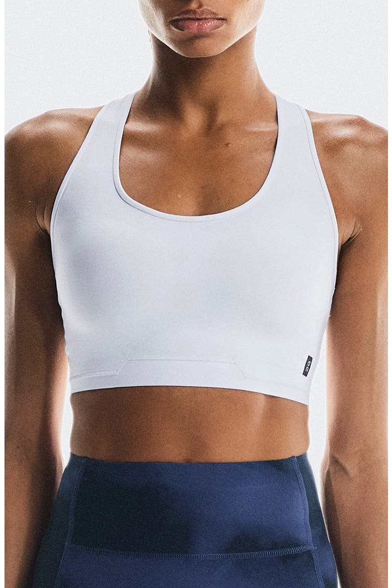 Training Sports Bra, Main, color, WHITE