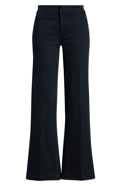 Paige Leenah Welt Pocket High Waist Wide Leg Jeans In Blue