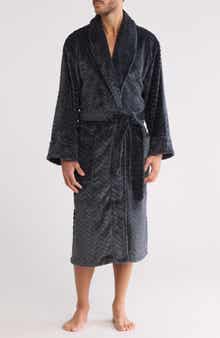Chevron Heather Plush Robe