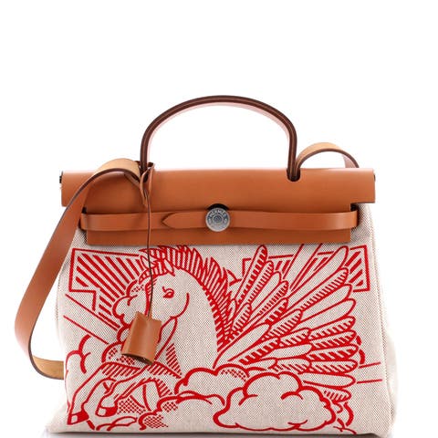 Herbag Zip Pegase Pop Toile and Leather 31