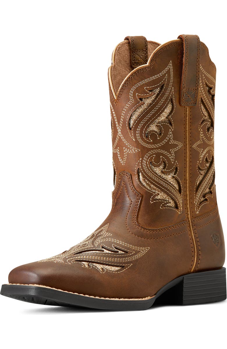 Ariat Kids' Round Up Bliss Western Boot, Main, color, Sassy Brown