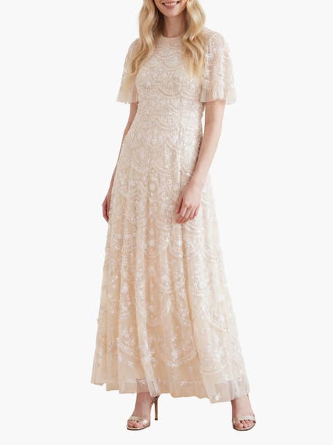 Lily Bloom Embroidered Maxi Dress