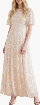 Needle & Thread Lily Bloom Embroidered Maxi Dress