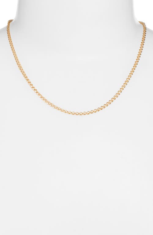 Argento Vivo Sterling Silver G Popcorn Chain Necklace In Gold