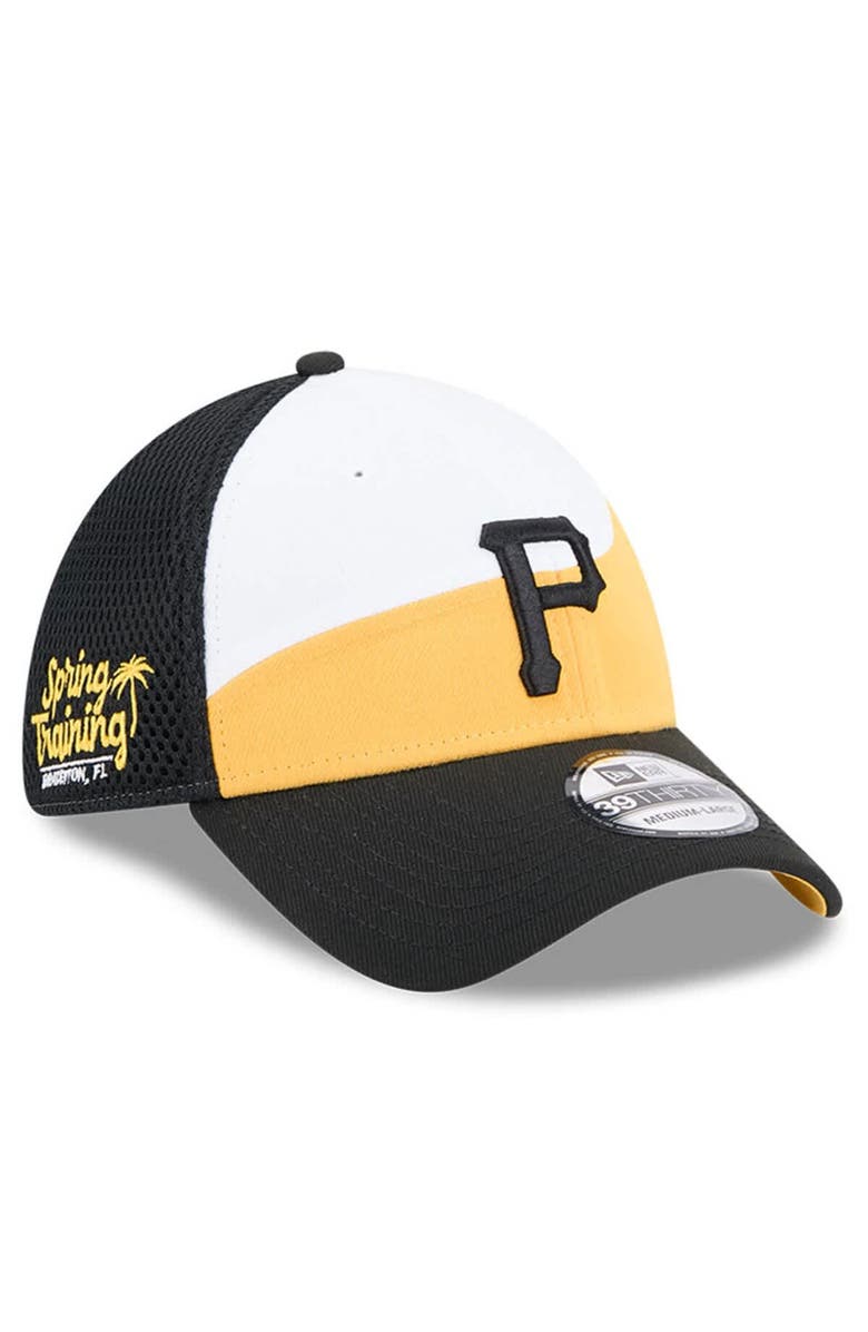 New Era Men's New Era  Gold/Black Pittsburgh Pirates 2025 Spring Training 39THIRTY Flex Hat, Alternate, color, 