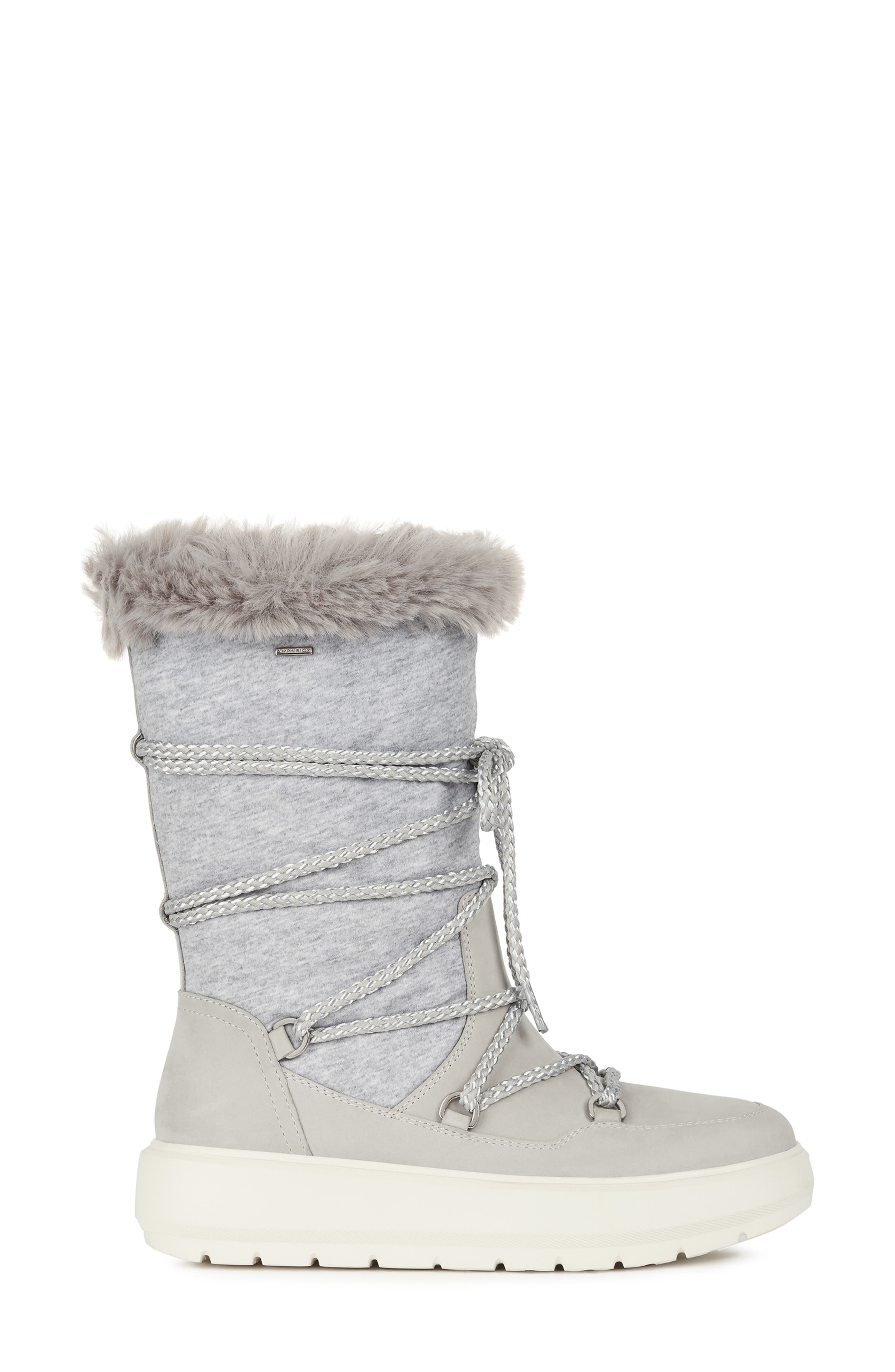 Kaula Waterproof Boot, Alternate, color, GREY NUBUCK LEATHER