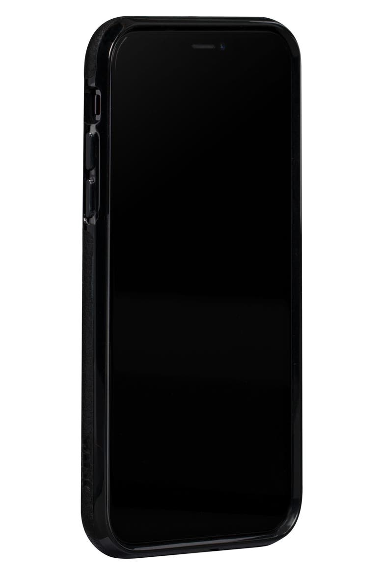 Bence Lugano iPhone X & Xs Wallet Case, Main, color, BLACK